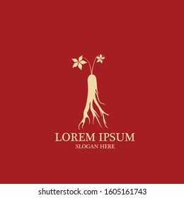 Ginseng vector icon illustration design