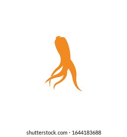Ginseng vector icon illustration design template