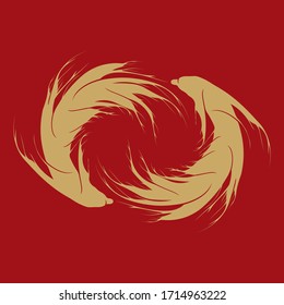 Ginseng vector icon illustration design template
