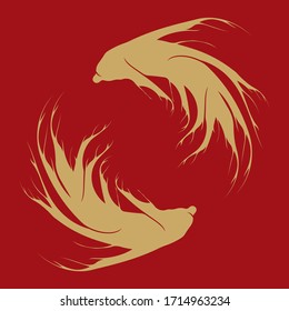 Ginseng vector icon illustration design template
