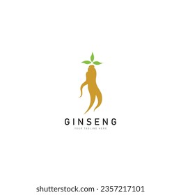 ginseng vector icon illustration design template