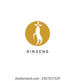 ginseng vector icon illustration design template
