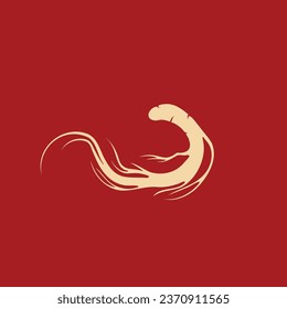 Ginseng vector icon illustration design template