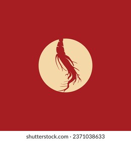Ginseng vector icon illustration design