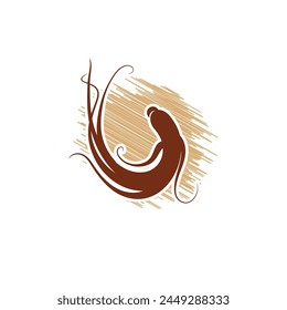 Ginseng vector icon illustration design template