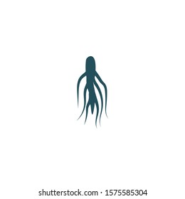 Ginseng Wave Logo Template vector symbol nature