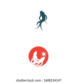 Ginseng Wave Logo Template vector symbol nature