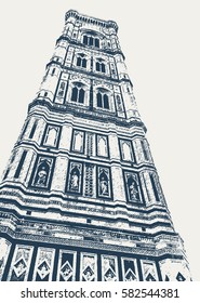 Giotto bell tower in Florence
