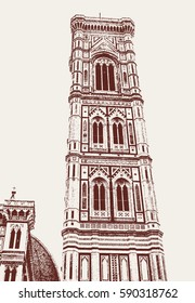 Giotto bell tower in Florence