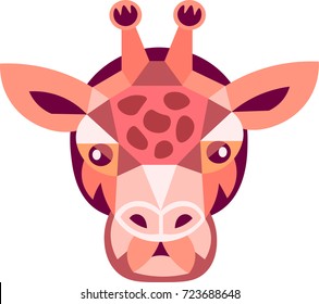 Giraffa geometric style