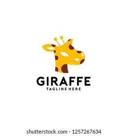 Giraffe Animal Logo Vector