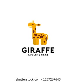Giraffe Animal Logo Vector