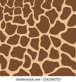 Giraffe animal skin background vector design