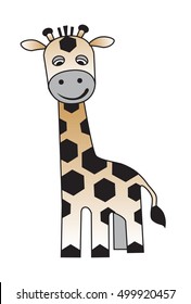 giraffe; art; painted.
