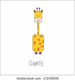 Giraffe cartoon