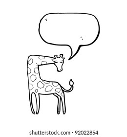 giraffe cartoon