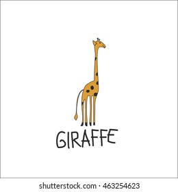 Giraffe children draw