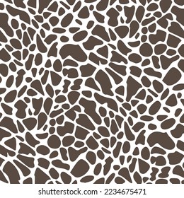 Giraffe cow rock stone pattern background fashion vector