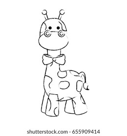 giraffe cute cartoon