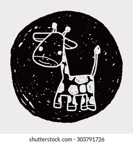 giraffe doodle
