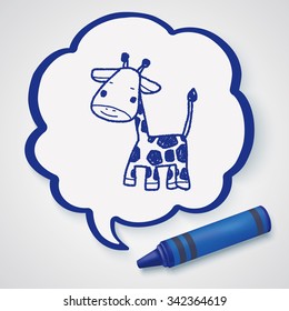 giraffe doodle