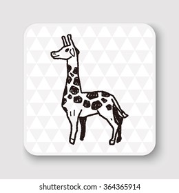 giraffe doodle