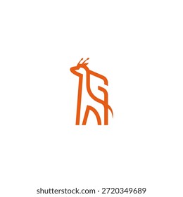 Ideia do logotipo da Girafa e da letra G.