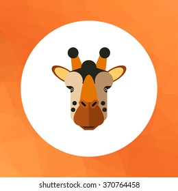 Giraffe head icon