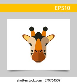 Giraffe head icon