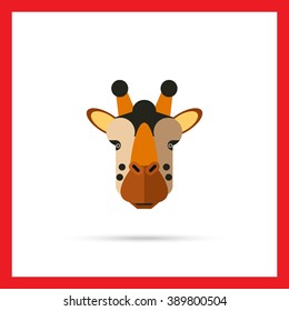 Giraffe head icon