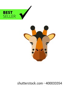 Giraffe head icon