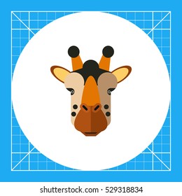 Giraffe head icon