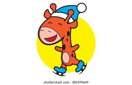 Giraffe Ice Skate