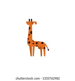 giraffe icon. Element of color African safari icon. Premium quality graphic design icon. Signs and symbols collection icon for websites, web design