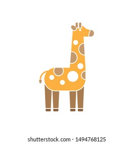 giraffe icon. flat illustration of giraffe vector icon. giraffe sign symbol