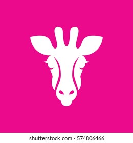 giraffe icon illustration isolated vector sign symbol