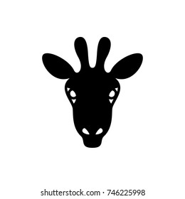 giraffe icon illustration isolated vector sign symbol