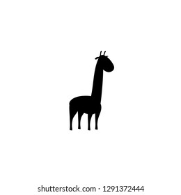 giraffe icon vector