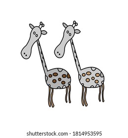 giraffe icon vector design illustration
