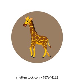 Giraffe icon vector illustration.