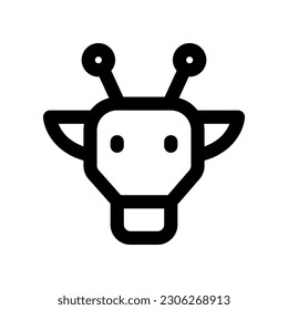 giraffe icon for your website design, logo, app, UI.