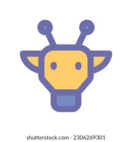 icono de jirafa para tu diseño de sitio web, logotipo, aplicación, interfaz de usuario.