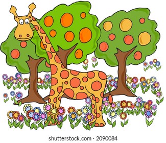  giraffe illustration