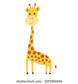 Giraffe, illustration for children