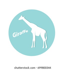 giraffe logo concept vector eps 10