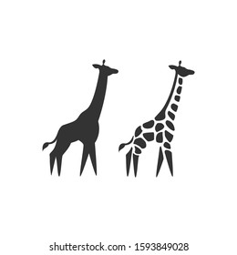 Giraffe Logo Design Stock Vector