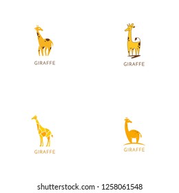 Giraffe Logo Design Template