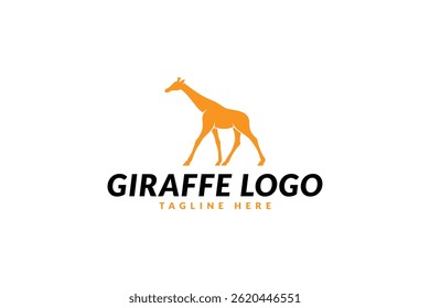 giraffe logo design template, logo icon vector illustration
