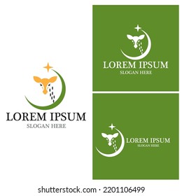 Giraffe  logo design vector illustration