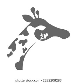 Giraffe logo icon design illustration